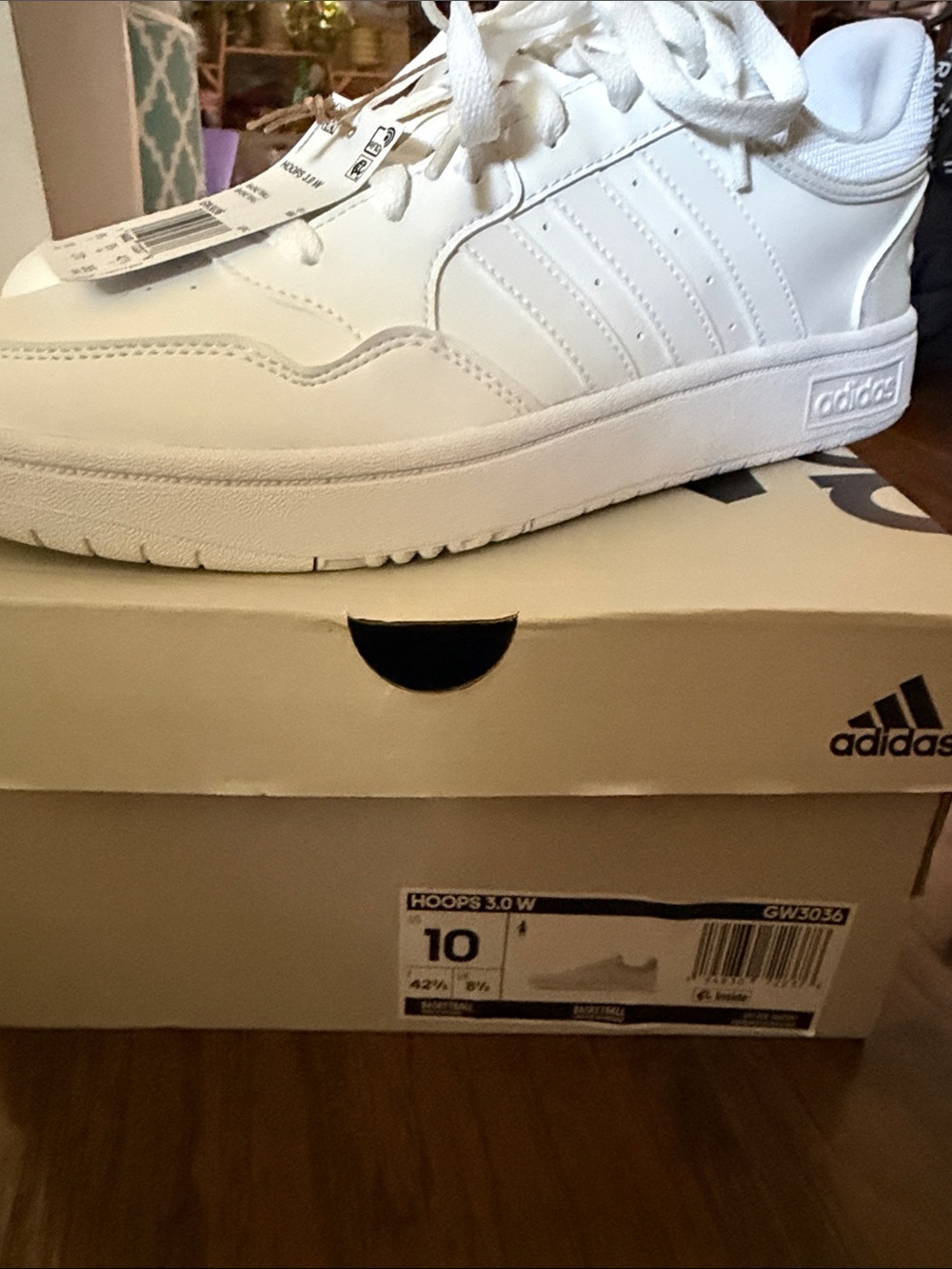 adidas Men’s White Low-Top Sneakers